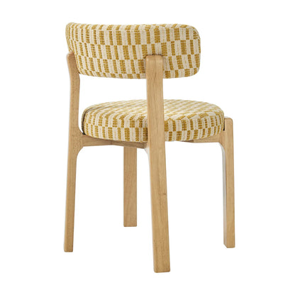 Marsha Retro Upholstered Fabric Dining Chairs Set of 2