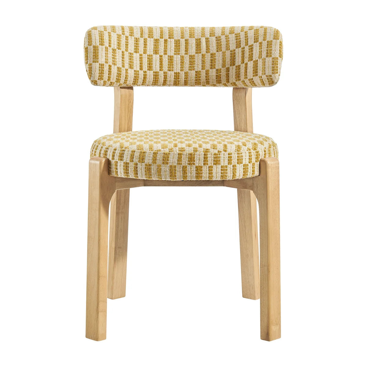 Marsha Retro Upholstered Fabric Dining Chairs Set of 2