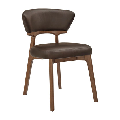 Daphne Vegan Leather Dining Chairs Set of 2