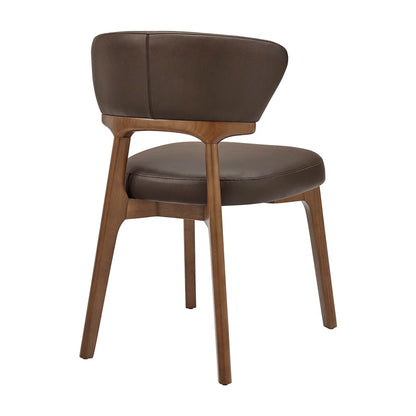 Daphne Vegan Leather Dining Chairs Set of 2