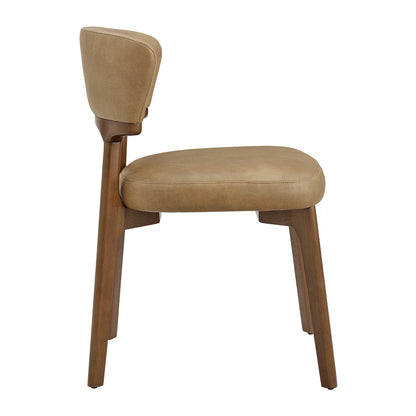 Daphne Vegan Leather Dining Chairs Set of 2