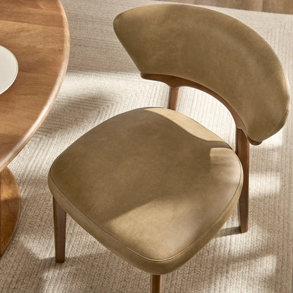 Daphne Vegan Leather Dining Chairs Set of 2