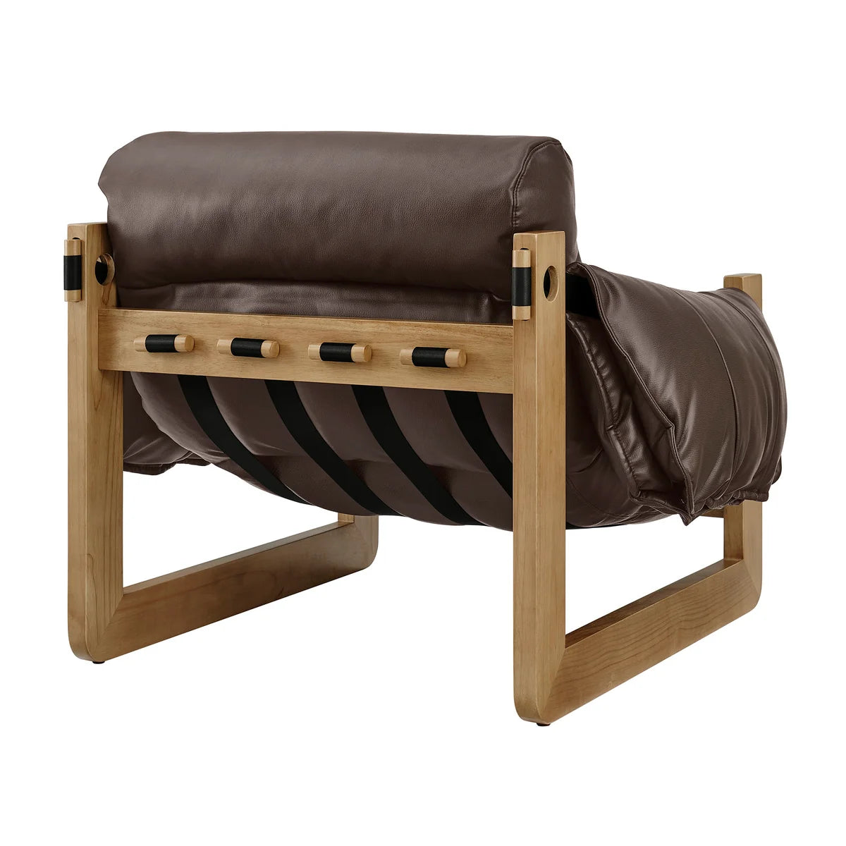 Sorelle Vegan Leather Sling Lounge Chair