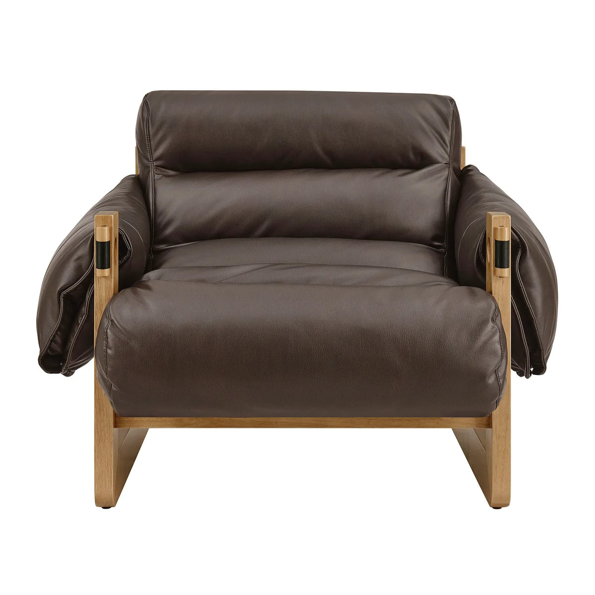 Sorelle Vegan Leather Sling Lounge Chair
