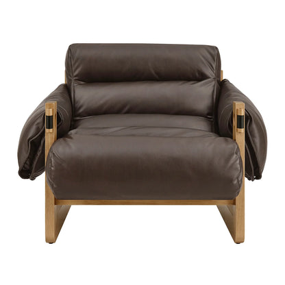 Sorelle Vegan Leather Sling Lounge Chair