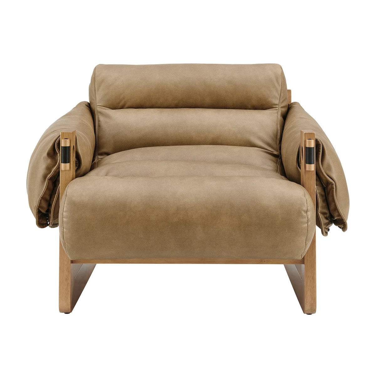 Sorelle Vegan Leather Sling Lounge Chair