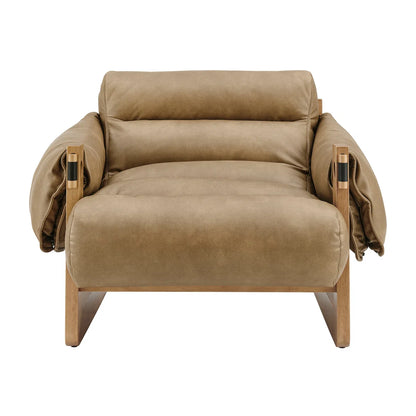 Sorelle Vegan Leather Sling Lounge Chair