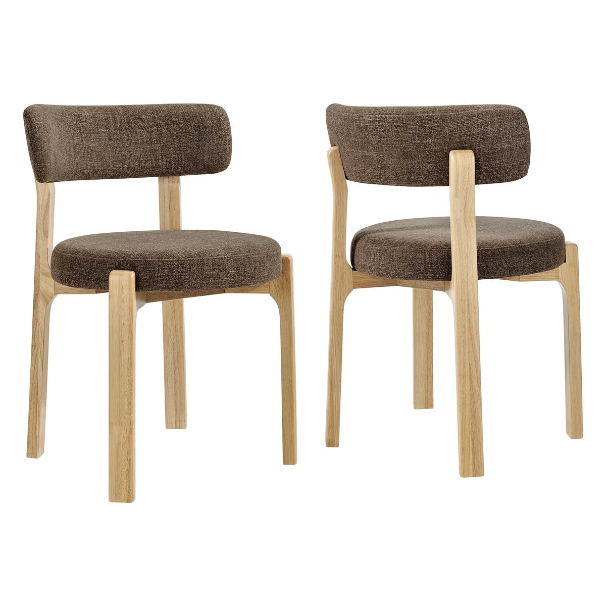 Marsha Upholstered Fabric Dining Chairs Set of 2
