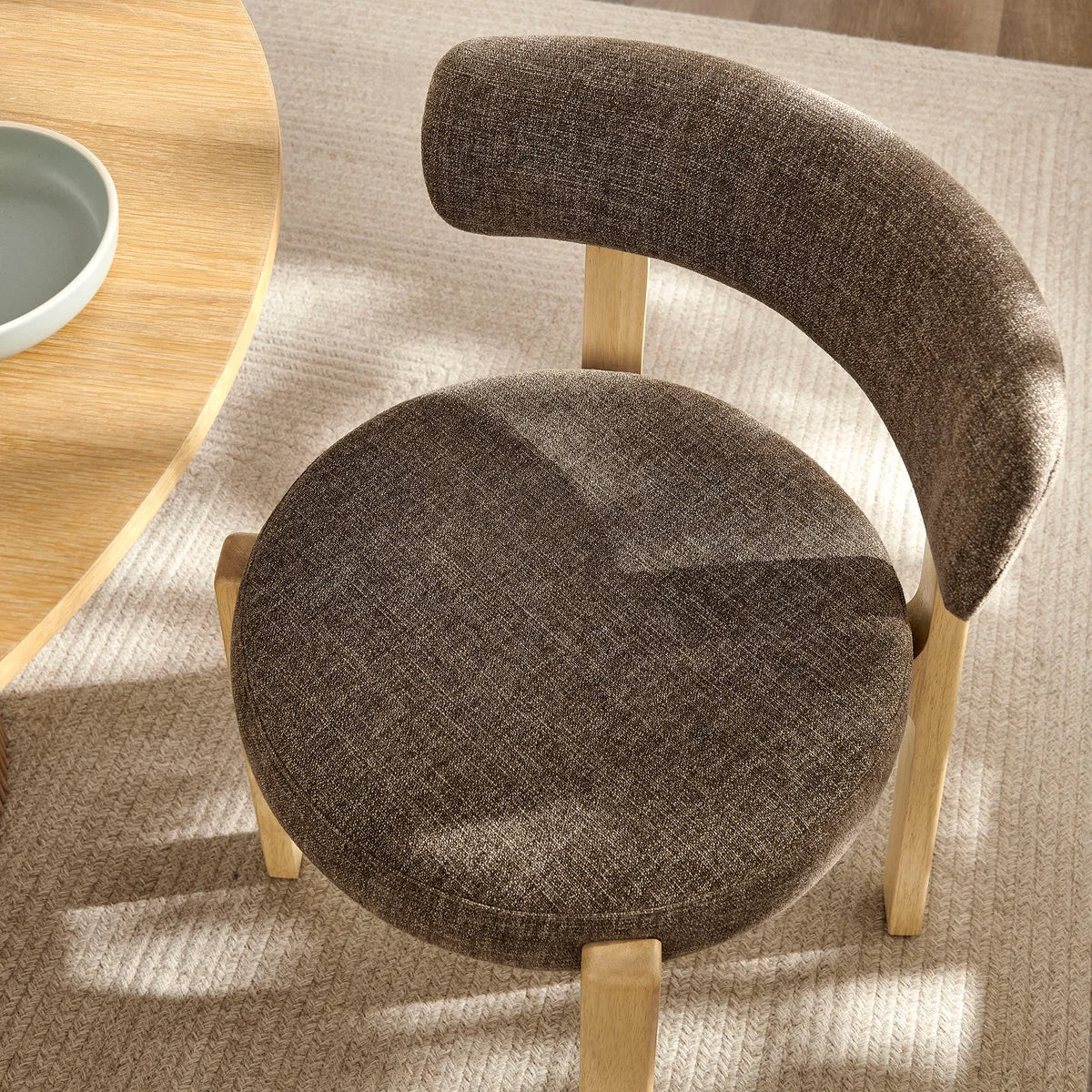 Marsha Upholstered Fabric Dining Chairs Set of 2