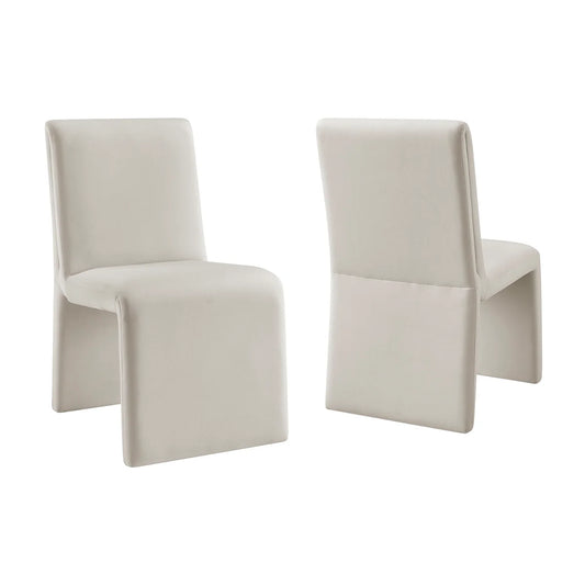 Emory Performance Velvet Dining Side Chair Set of 2