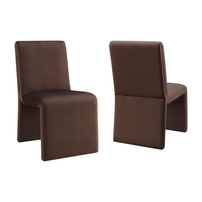 Emory Performance Velvet Dining Side Chair Set of 2