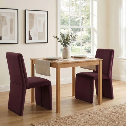 Emory Performance Velvet Dining Side Chair Set of 2
