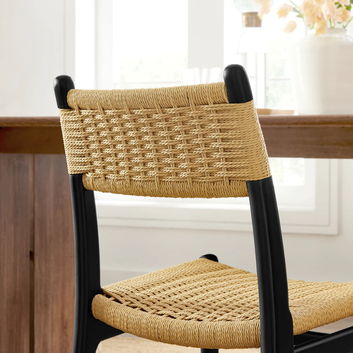 Wynn Rope and Wood Dining Side Chair
