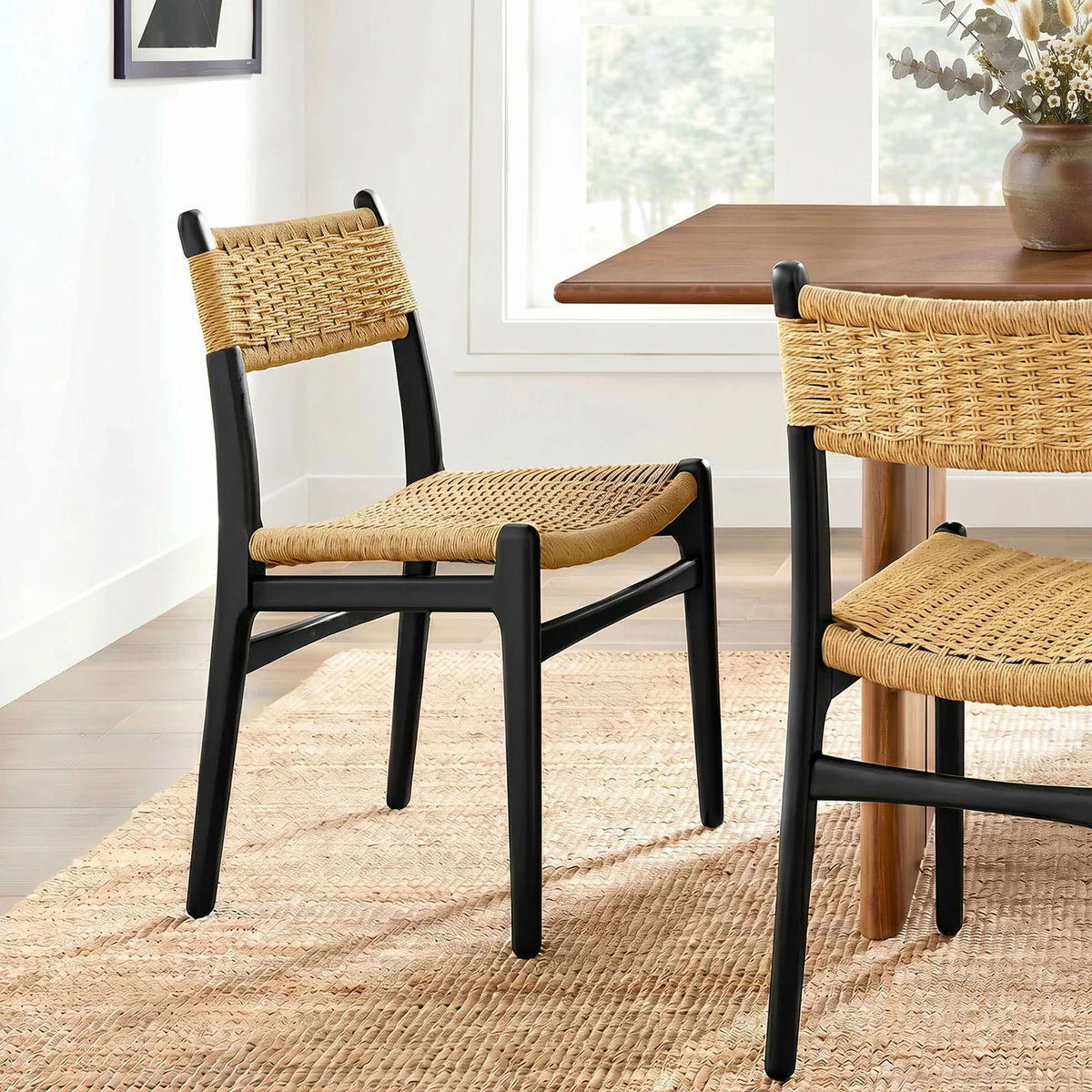 Wynn Rope and Wood Dining Side Chair