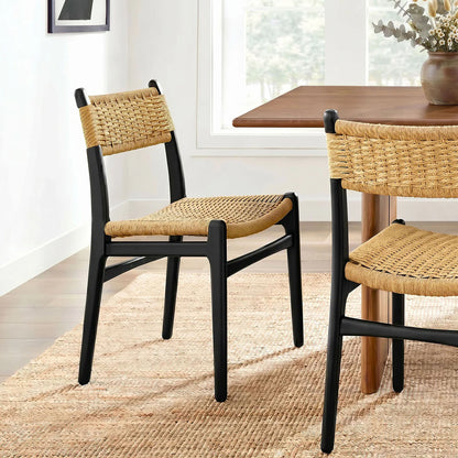 Wynn Rope and Wood Dining Side Chair