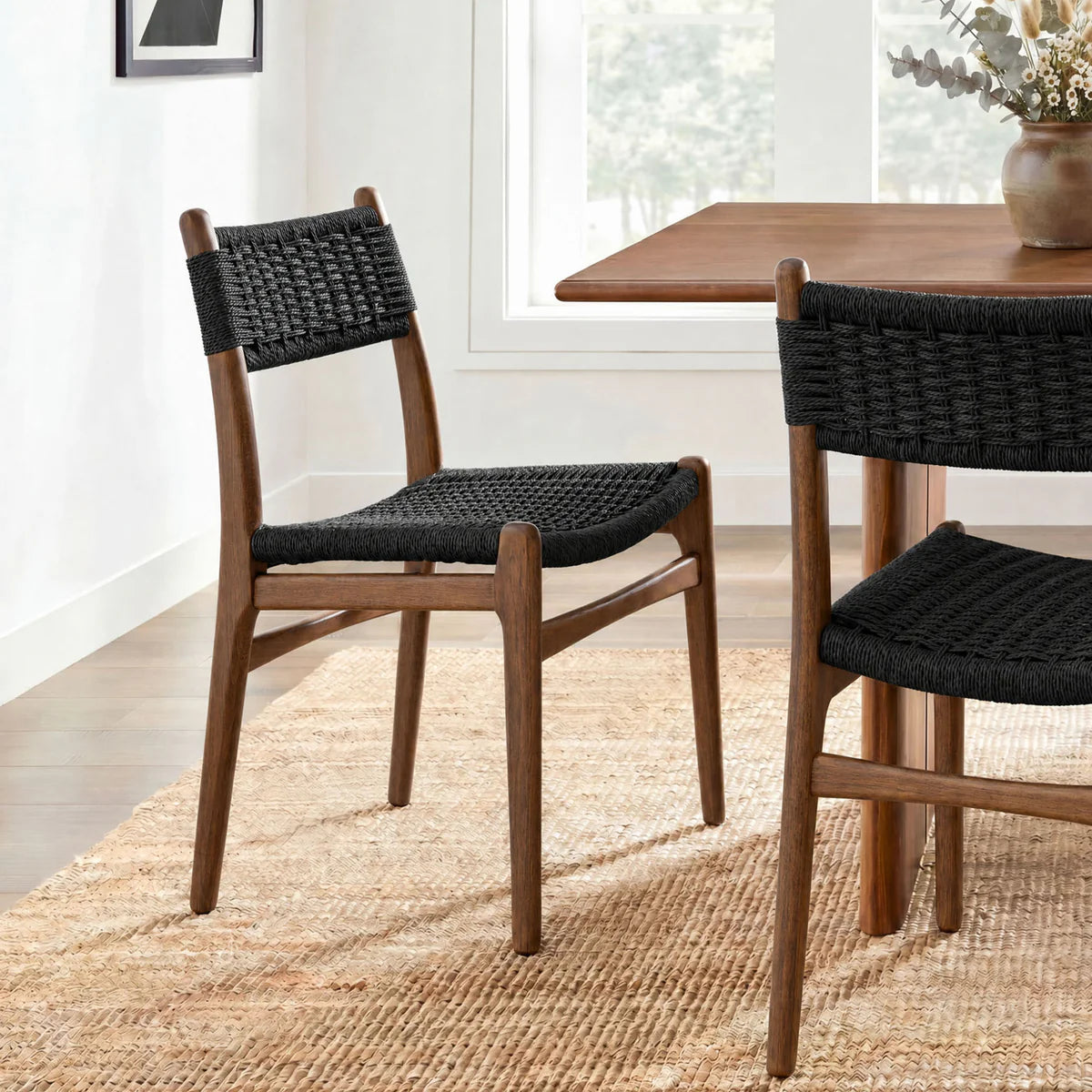 Wynn Rope and Wood Dining Side Chair