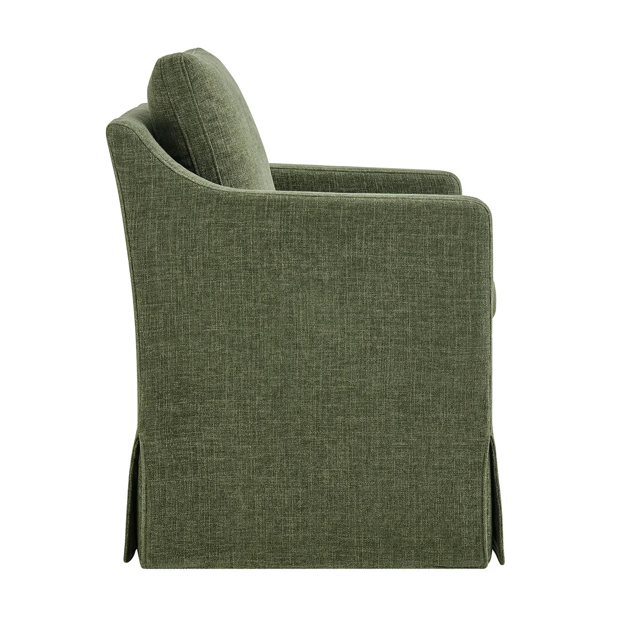 Serene Slipcovered Performance Fabric Dining Armchair