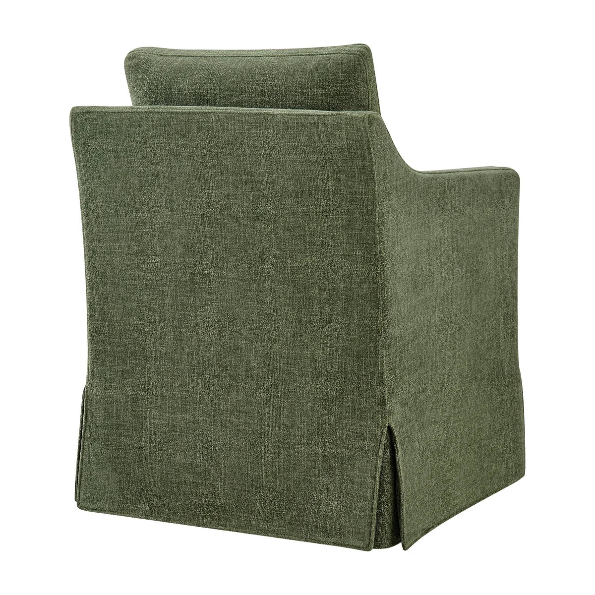 Serene Slipcovered Performance Fabric Dining Armchair