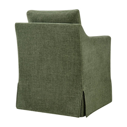 Serene Slipcovered Performance Fabric Dining Armchair
