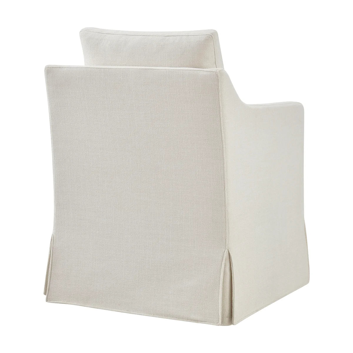 Serene Slipcovered Performance Fabric Dining Armchair
