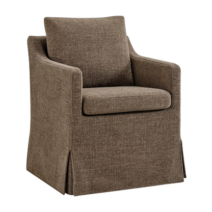 Serene Slipcovered Performance Fabric Dining Armchair