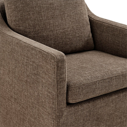 Serene Slipcovered Performance Fabric Dining Armchair