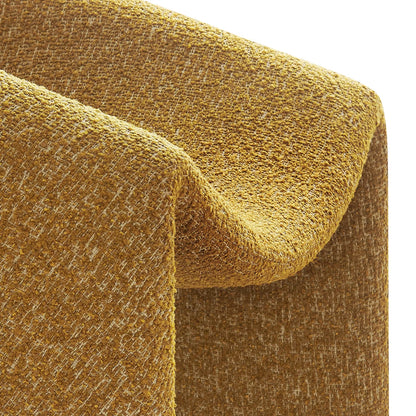 Vivi Looped Textural Fabric Curved Arm Accent Chair