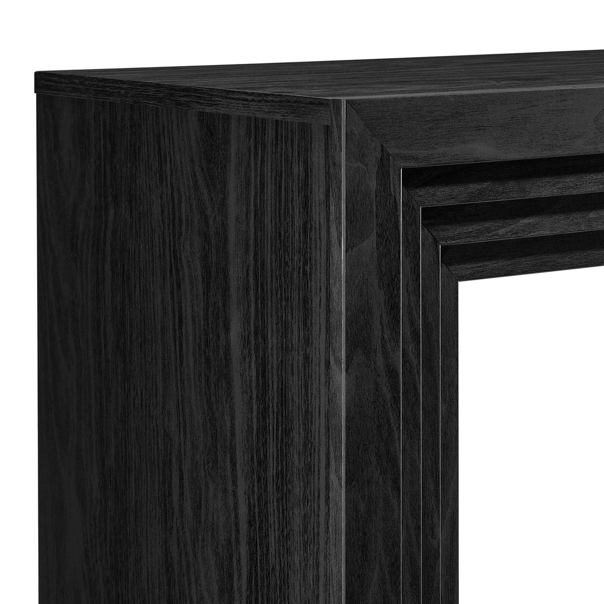 Olney 63 Inch Fluted Console Table Walnut