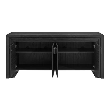 Olney 4‑Door Fluted Sideboard Walnut