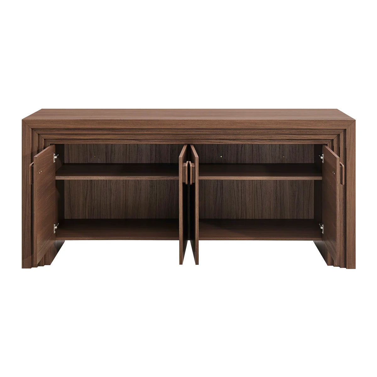 Olney 4‑Door Fluted Sideboard Walnut