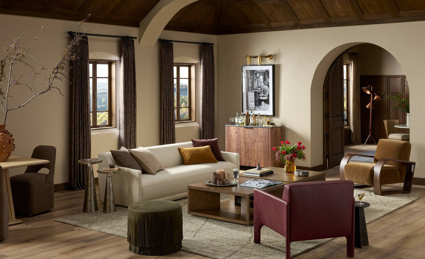 Montez Chair Surrey Ochre High‑Pile Velvet