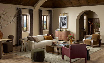 Montez Chair Surrey Ochre High‑Pile Velvet