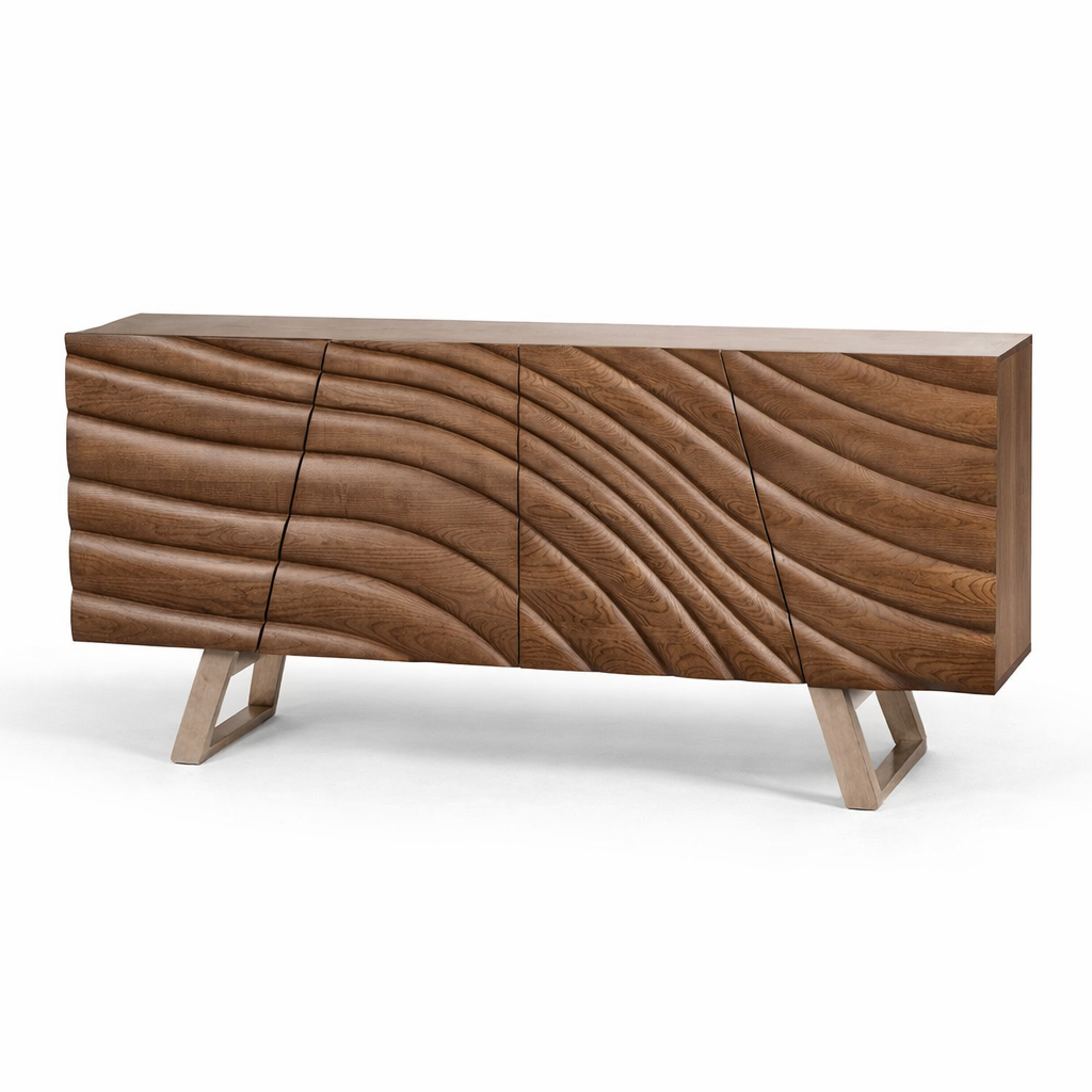 Finley Mid Century Walnut Buffet