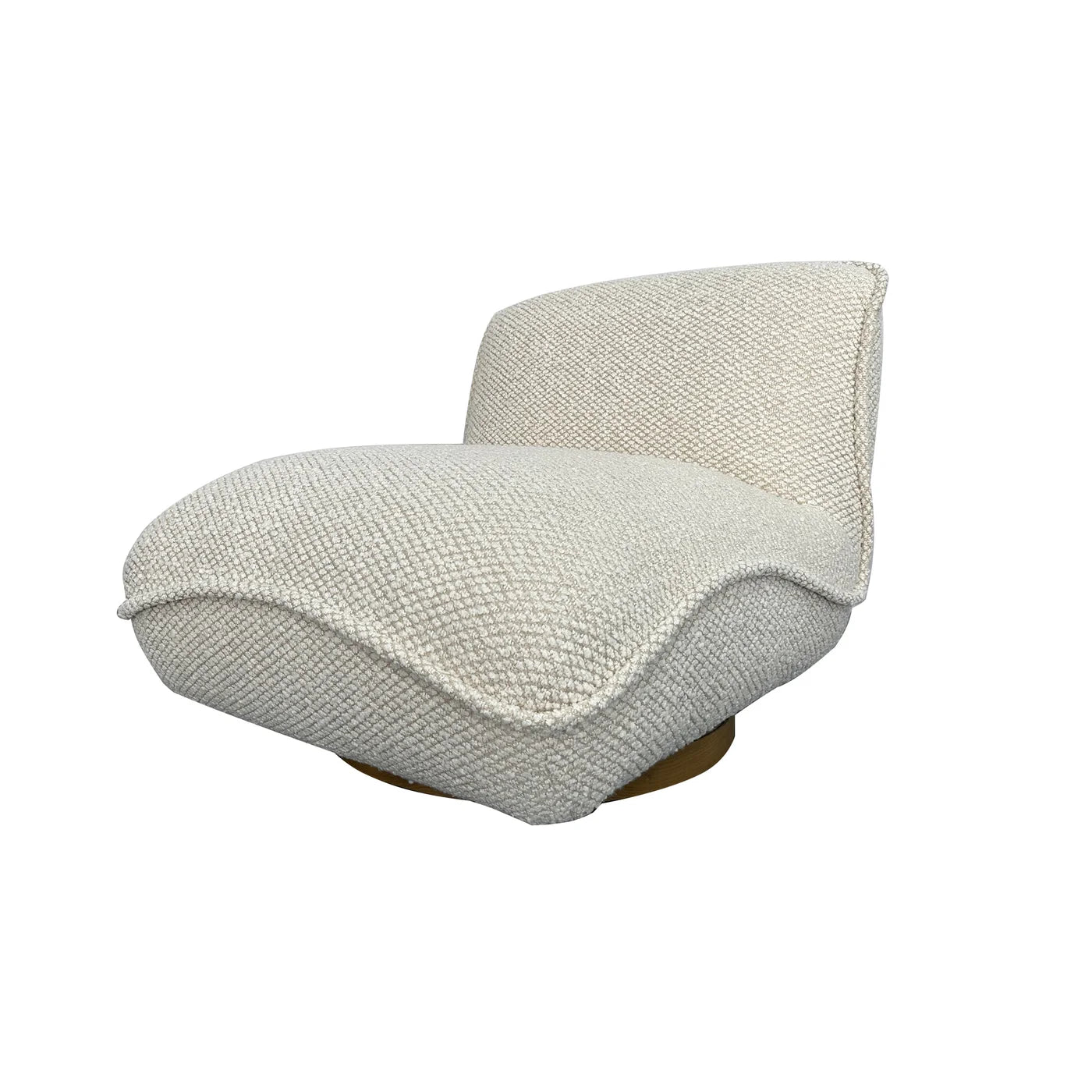 Keller Side Chair Beige Fabric on Hardwood Frame