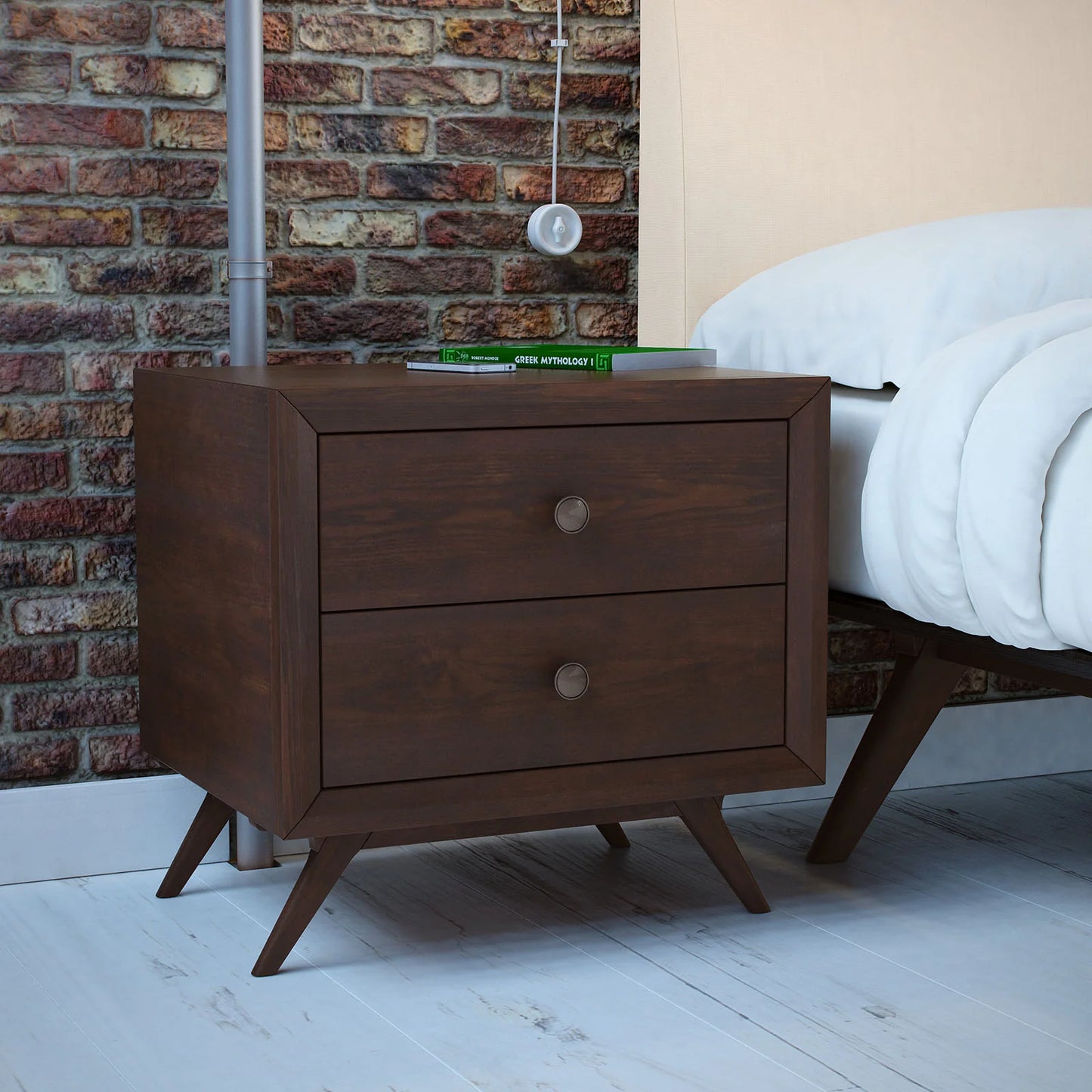 Tracy Nightstand in Cappuccino