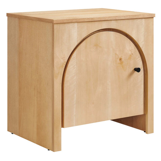 Appia Arched Door Nightstand in Oak – Stylish and Functional Bedside Table for Modern Bedrooms