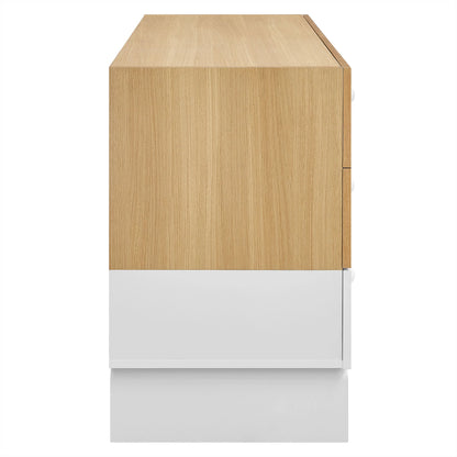 Nolia 6-Drawer Color Block Dresser – Modern Stylish Storage for Bedrooms