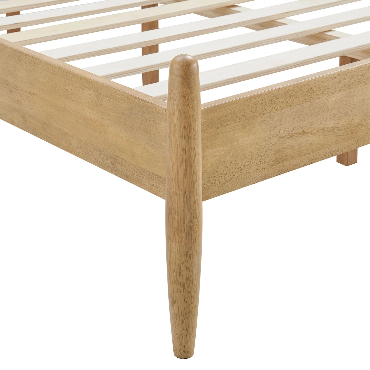 Zane Spindle Bed in Light Oak