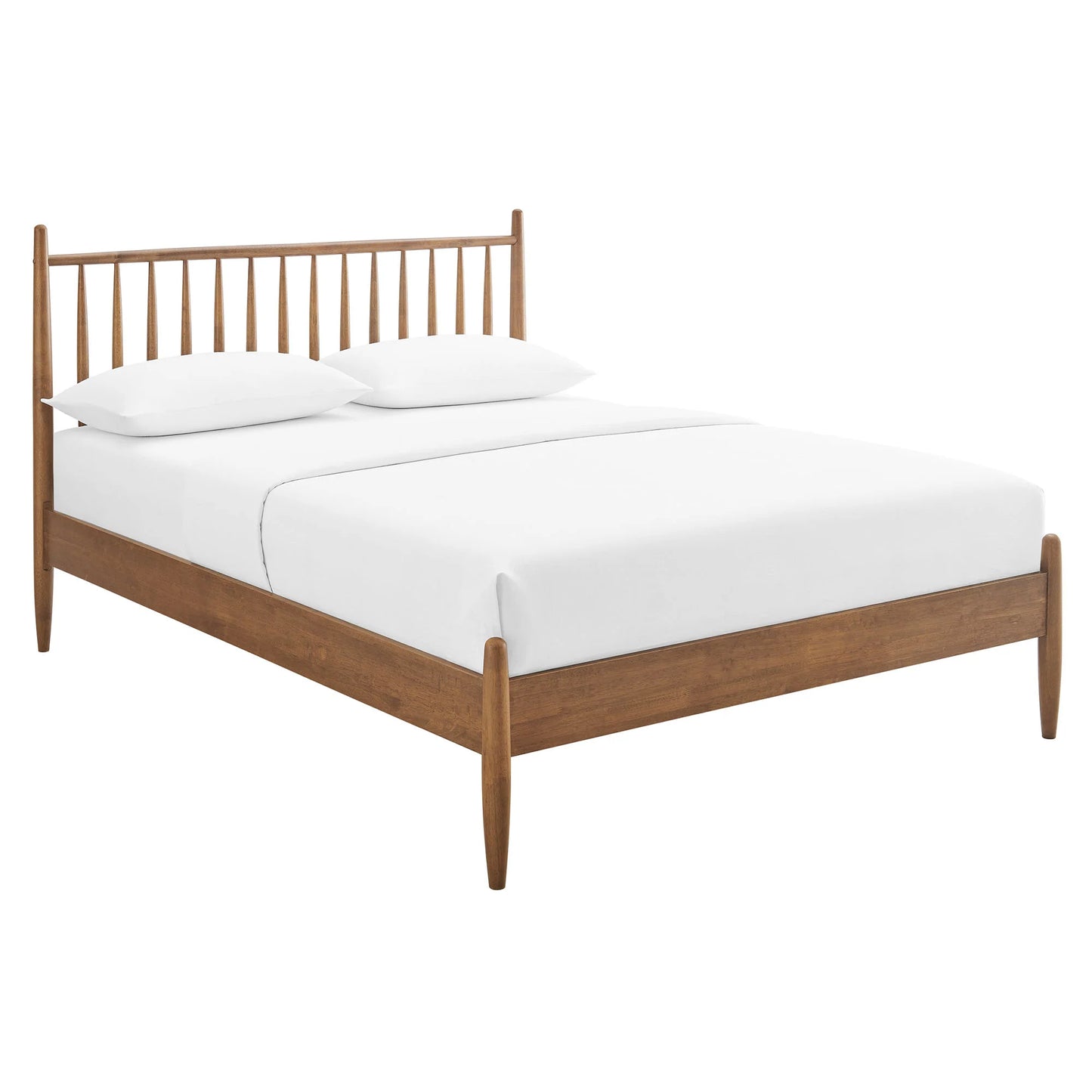 Zane Spindle Bed in Light Oak
