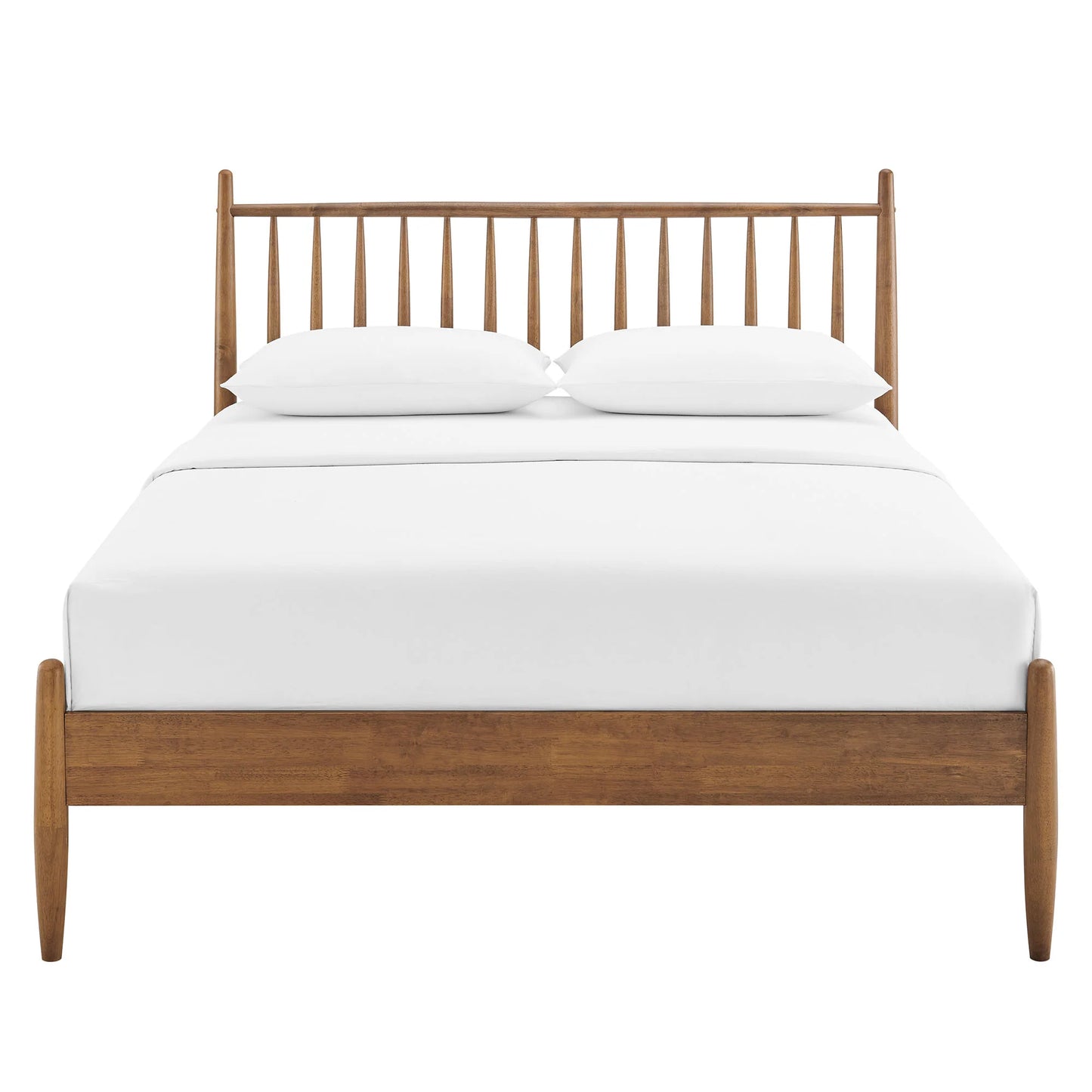 Zane Spindle Bed in Light Oak