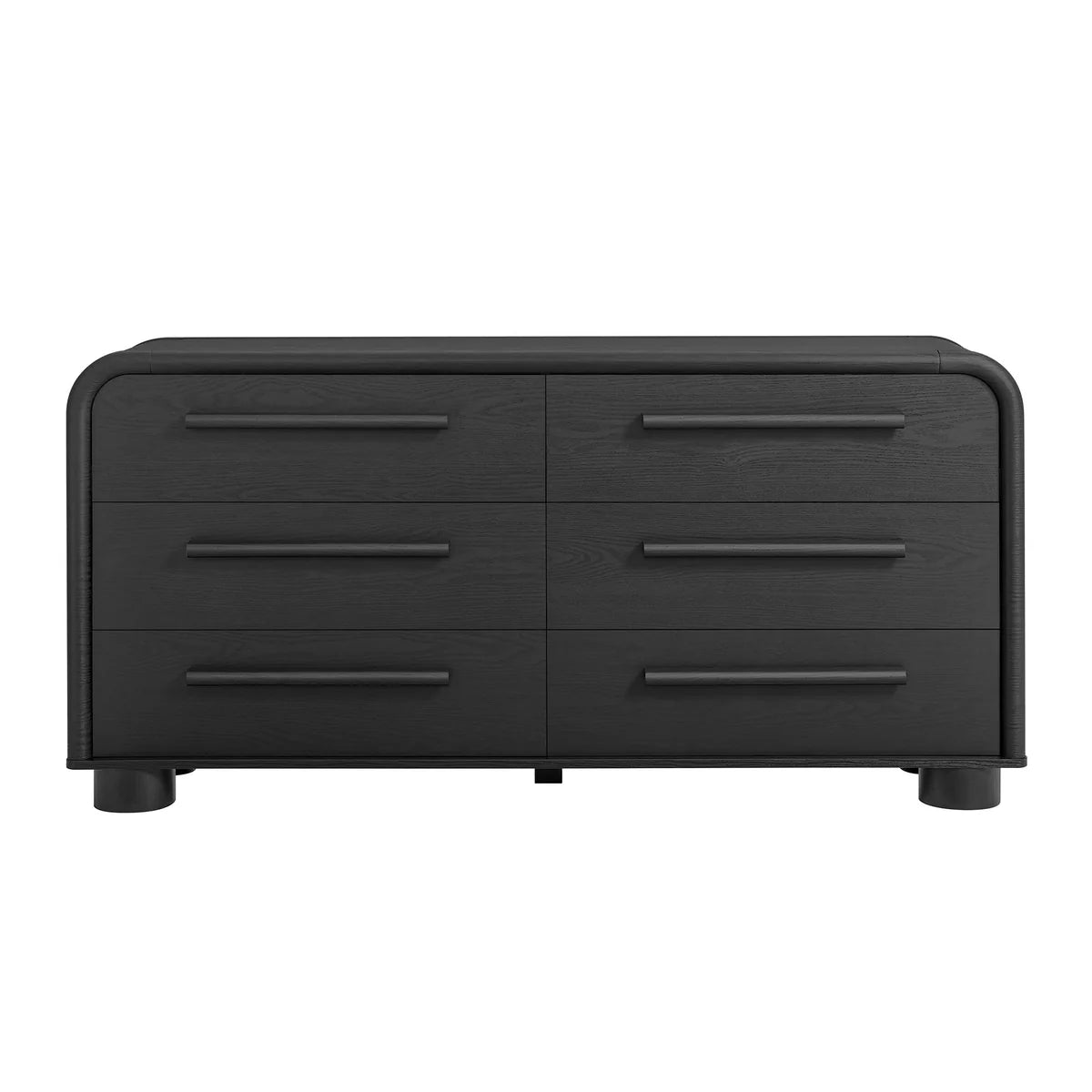 Bellamy Curved 6‑Drawer Dresser