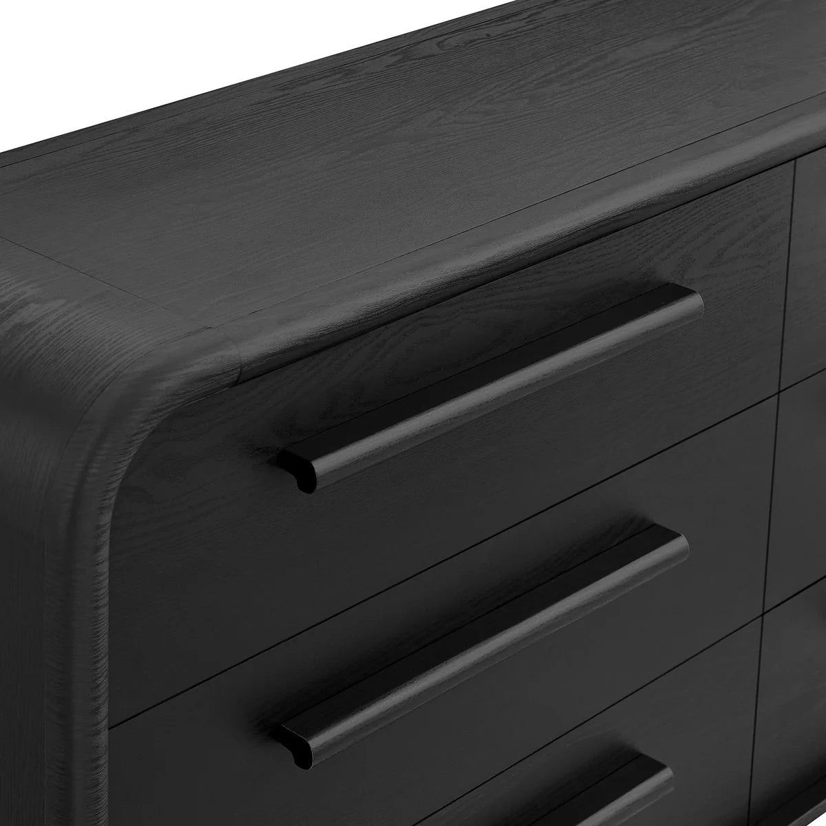 Bellamy Curved 6‑Drawer Dresser