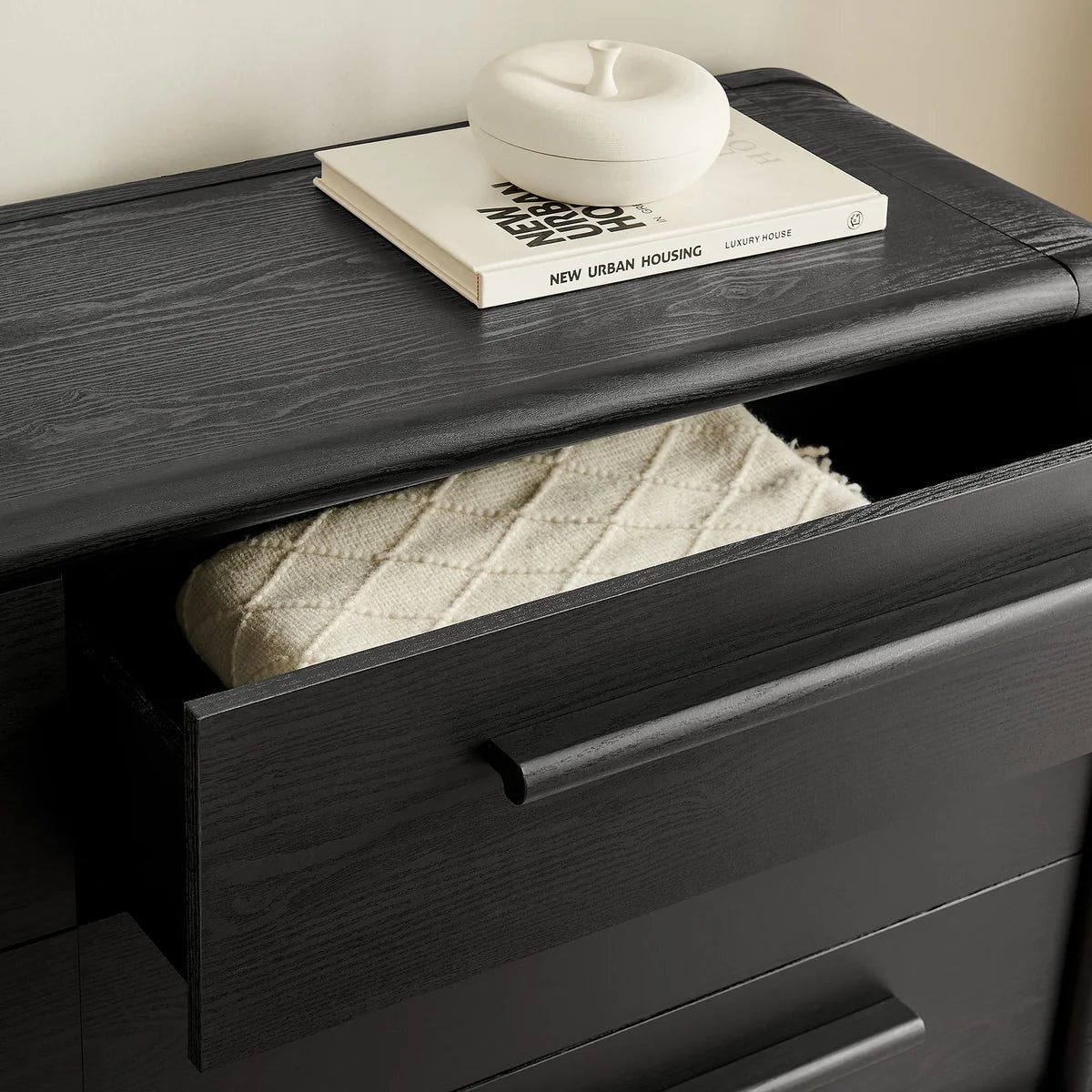 Bellamy Curved 6‑Drawer Dresser