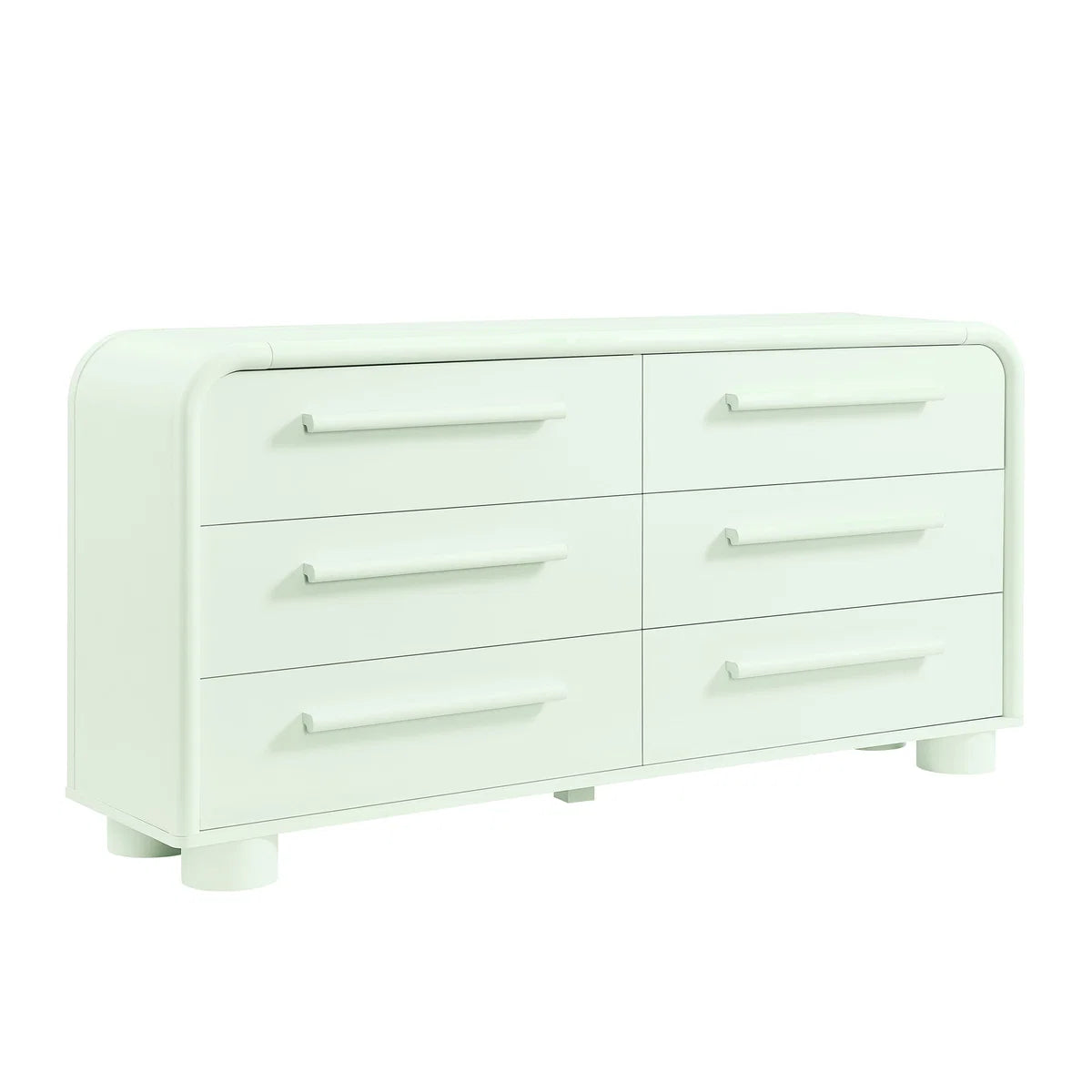 Bellamy Curved 6‑Drawer Dresser