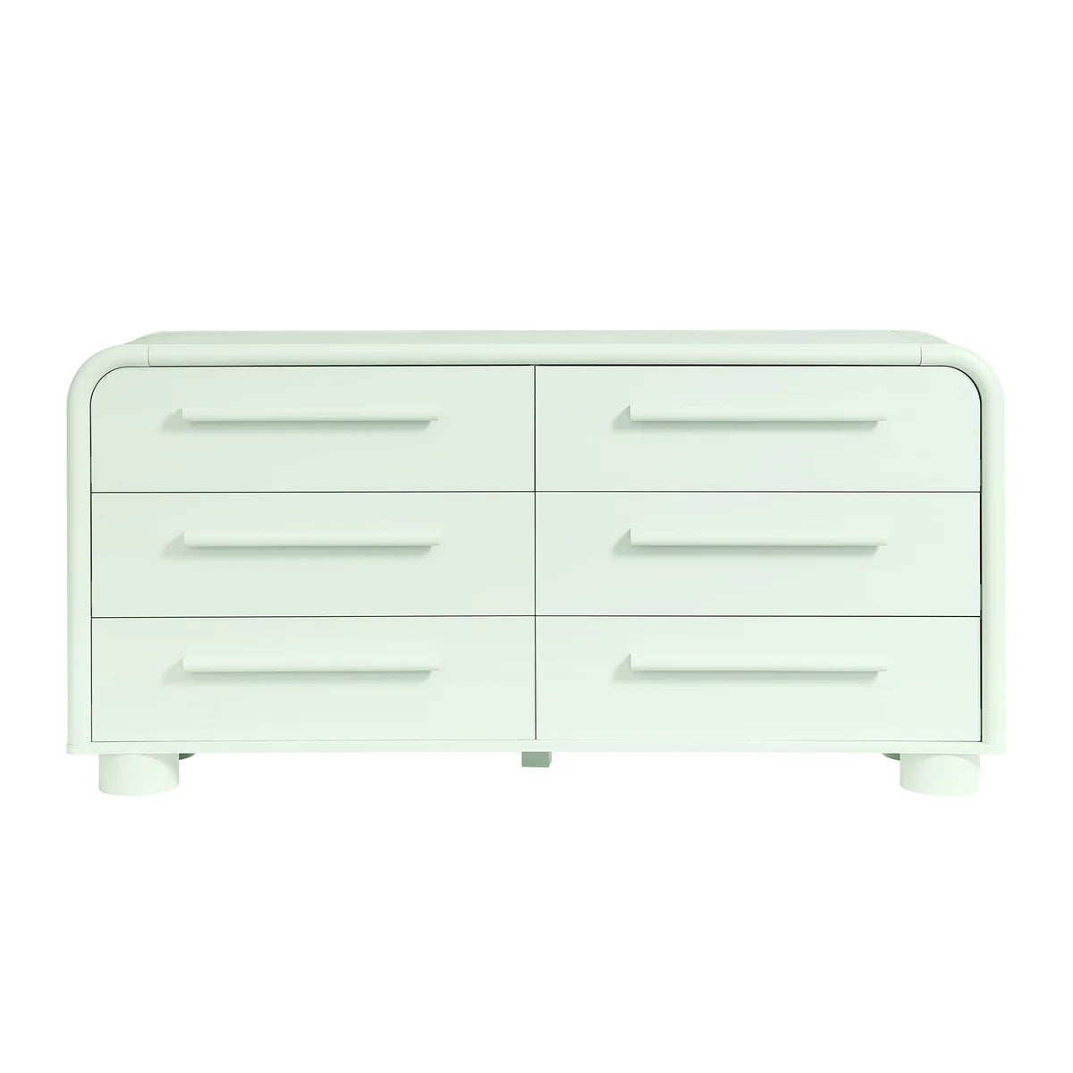 Bellamy Curved 6‑Drawer Dresser