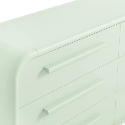 Bellamy Curved 6‑Drawer Dresser