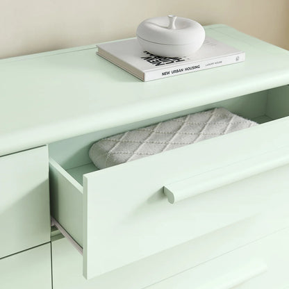 Bellamy Curved 6‑Drawer Dresser