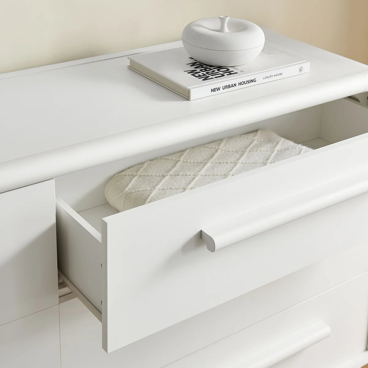 Bellamy Curved 6‑Drawer Dresser