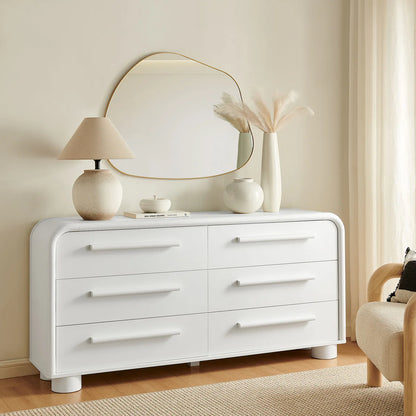 Bellamy Curved 6‑Drawer Dresser