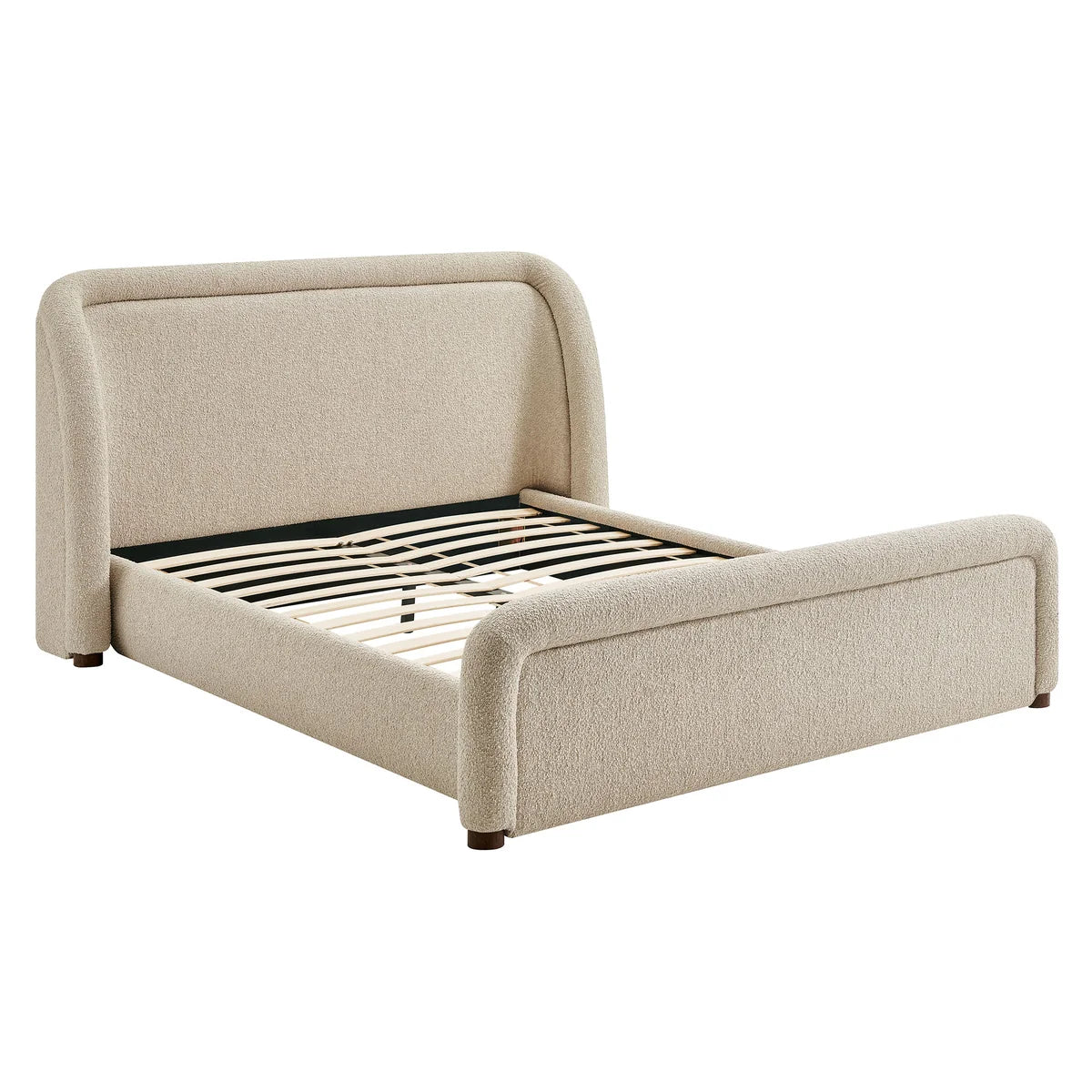 Tasmin Queen Upholstered Fabric Platform Bed